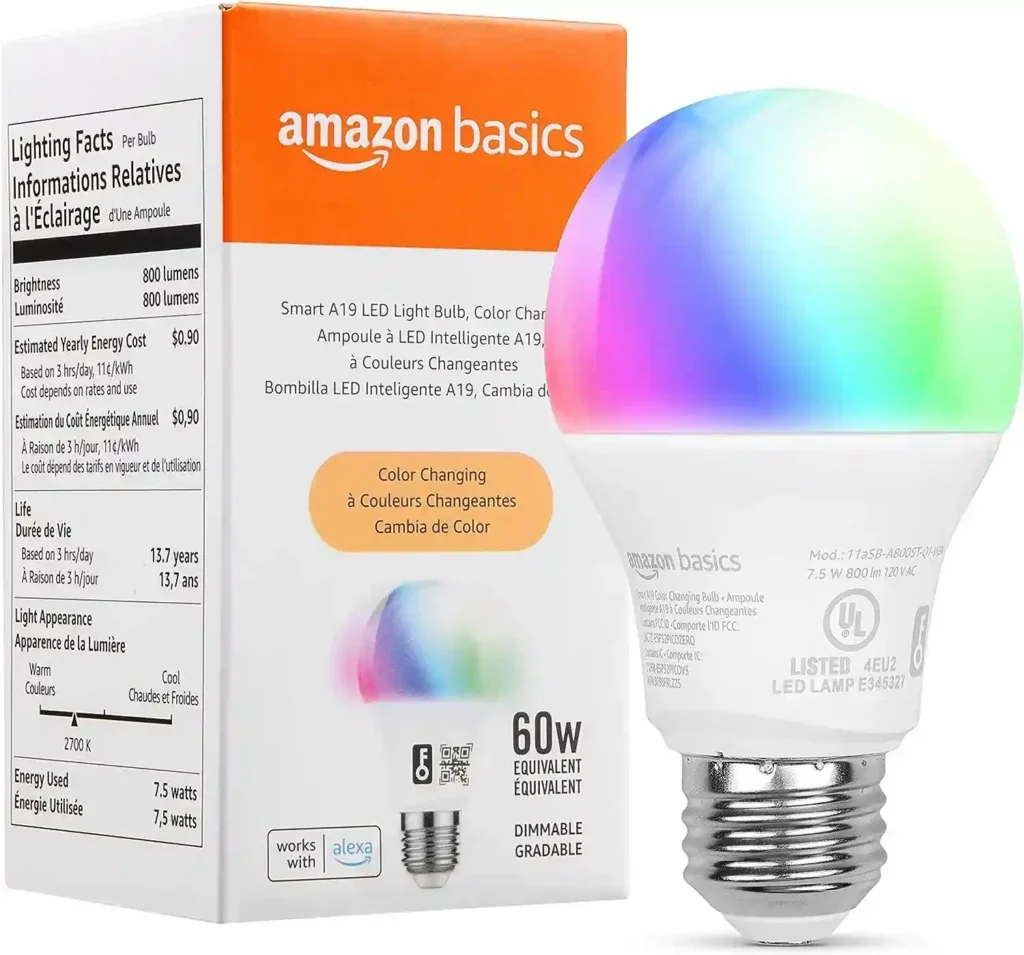 Smart A19 LED Light Bulb image