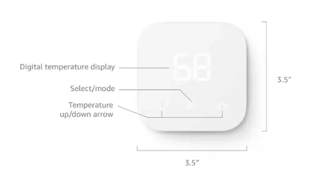 Amazon Thermostat specification