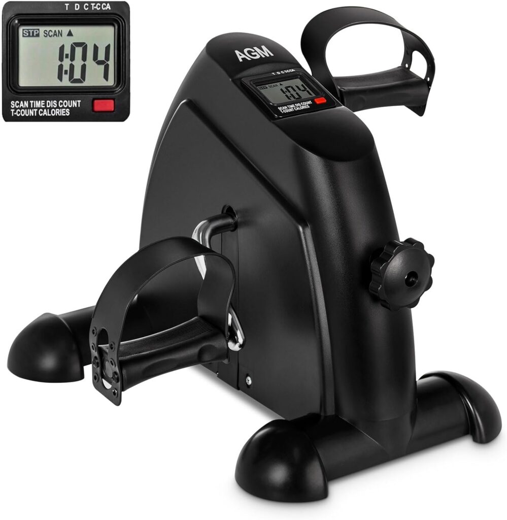 The AGM Mini Exercise Bike offers a simple and effective way to keep moving, no matter where you are