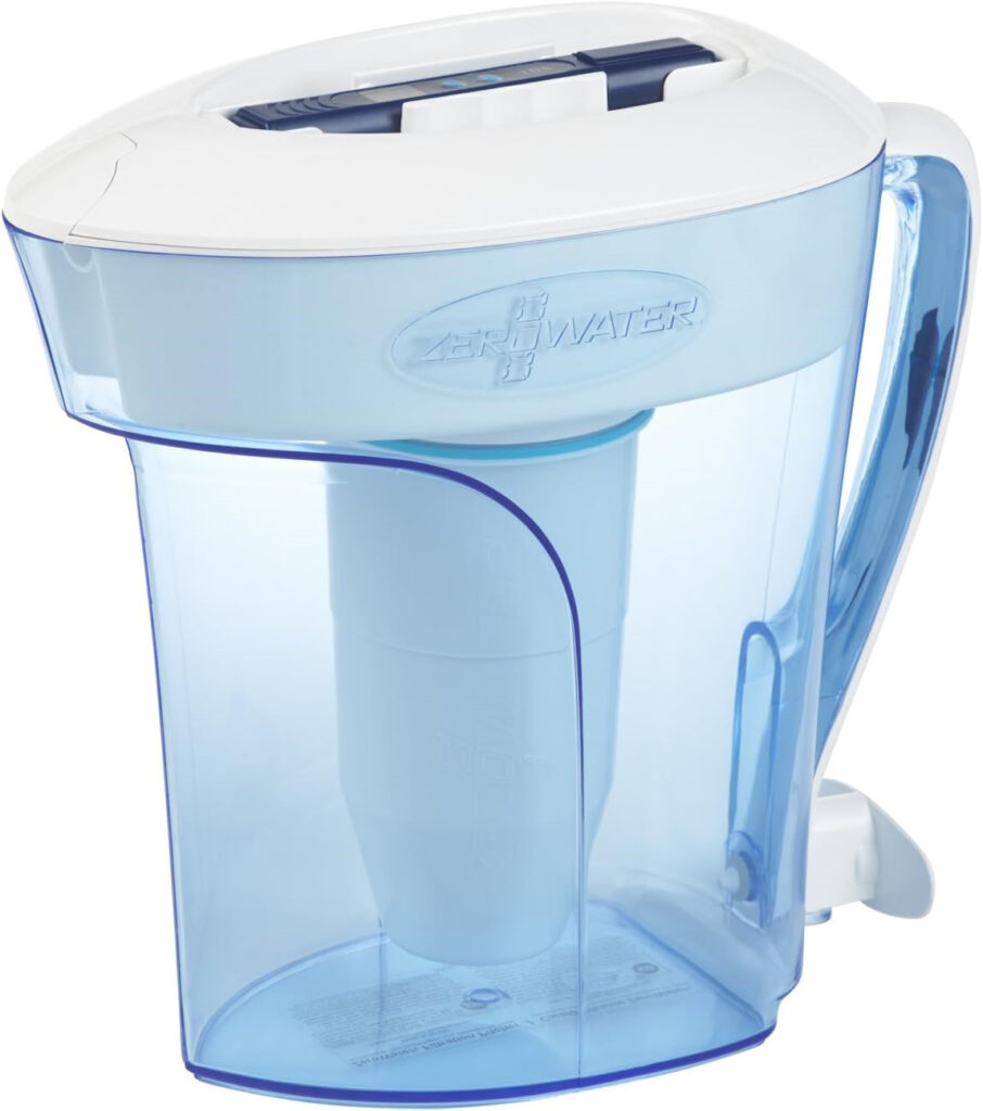 Pure Water Anytime: ZeroWater 10-Cup Ready-Pour 5-Stage Water Filter