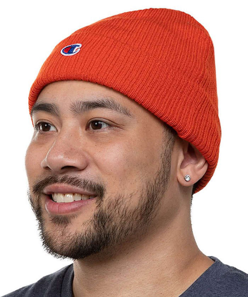 Knit caps are warm during winter