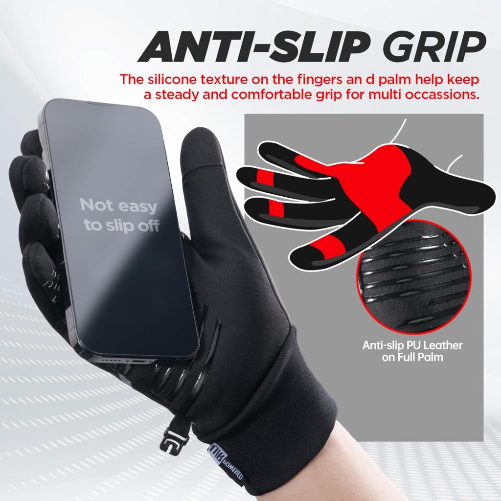 you can hold onto your steering wheel, bike handles, or anything else without worrying about slipping
