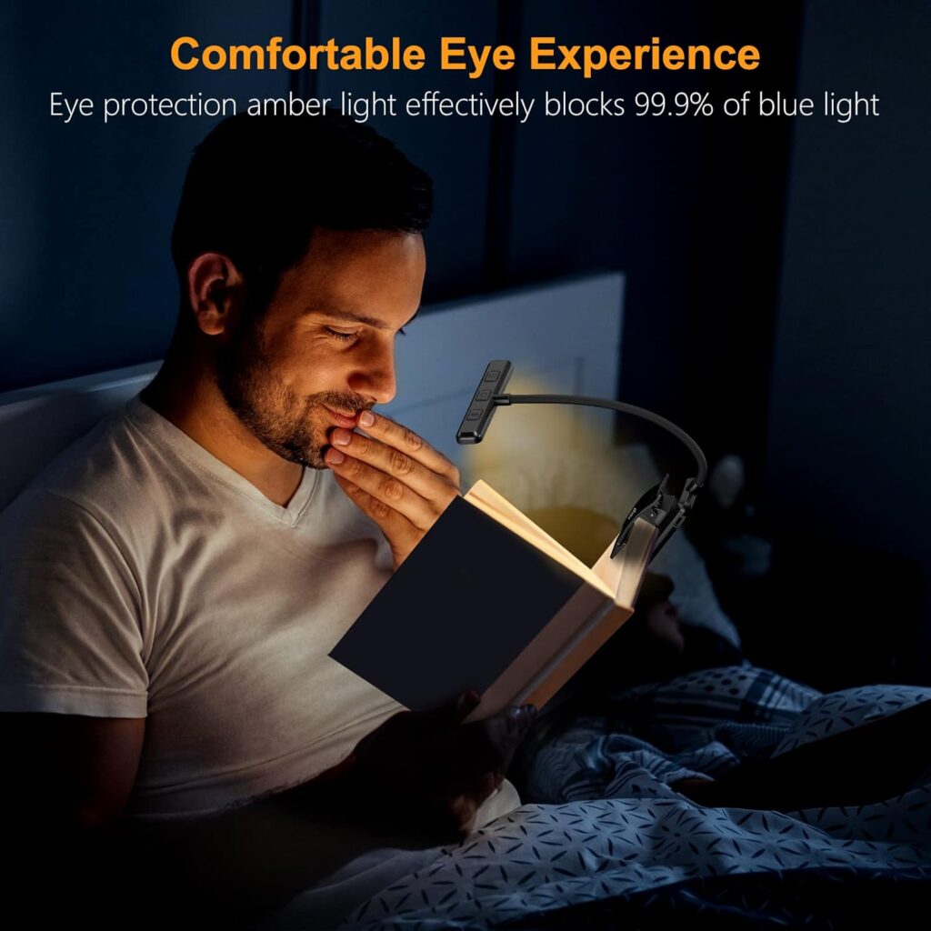 The light is designed to be gentle on your eyes