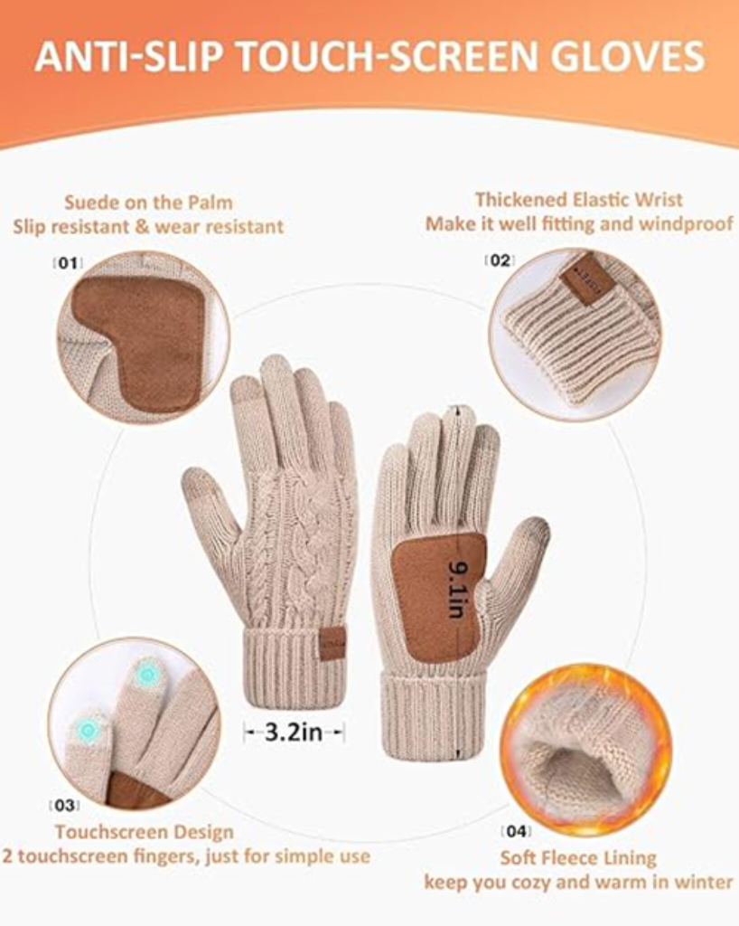 Touchscreen gloves
