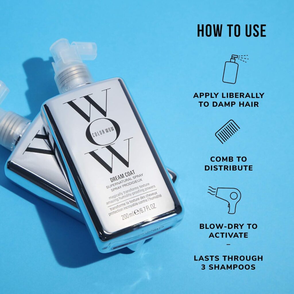 Use of COLOR WOW Dream Coat Supernatural Spray