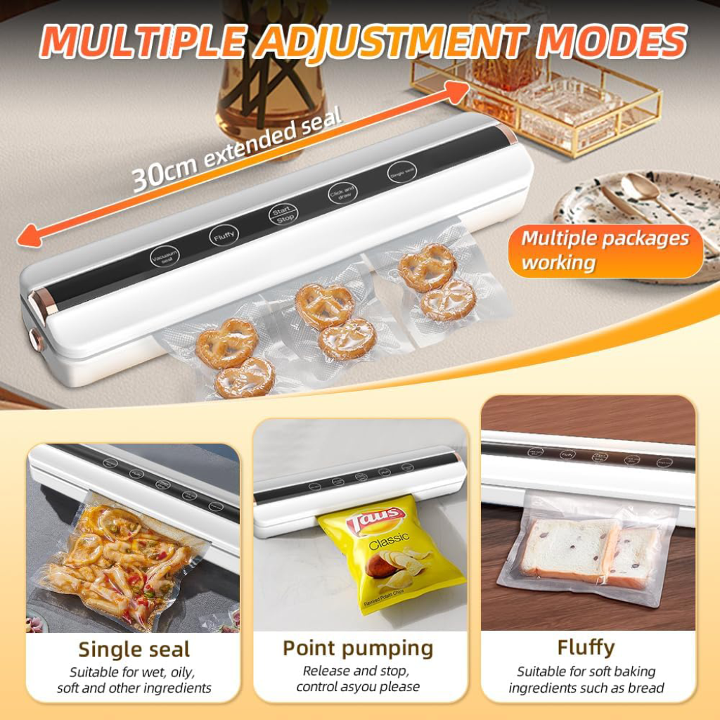 Compatibility with multiple vacuum bags