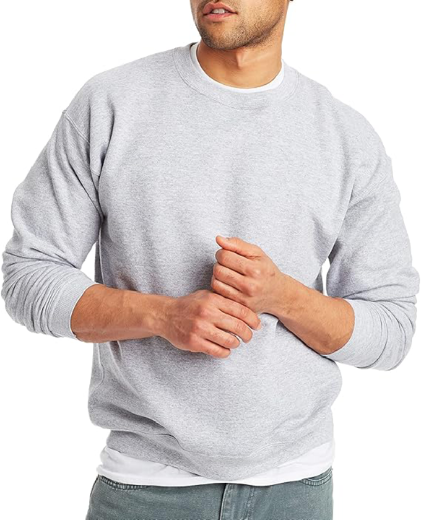 Man in a white sweater
