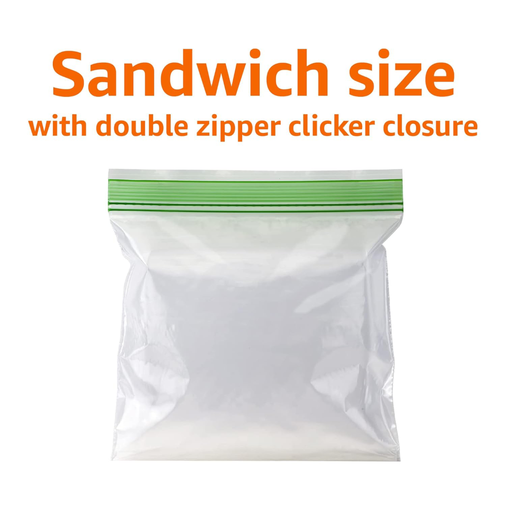 double zipper clicker closure