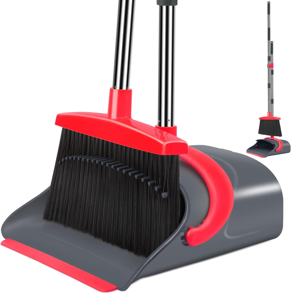 TreeLen Broom and Dustpan Set