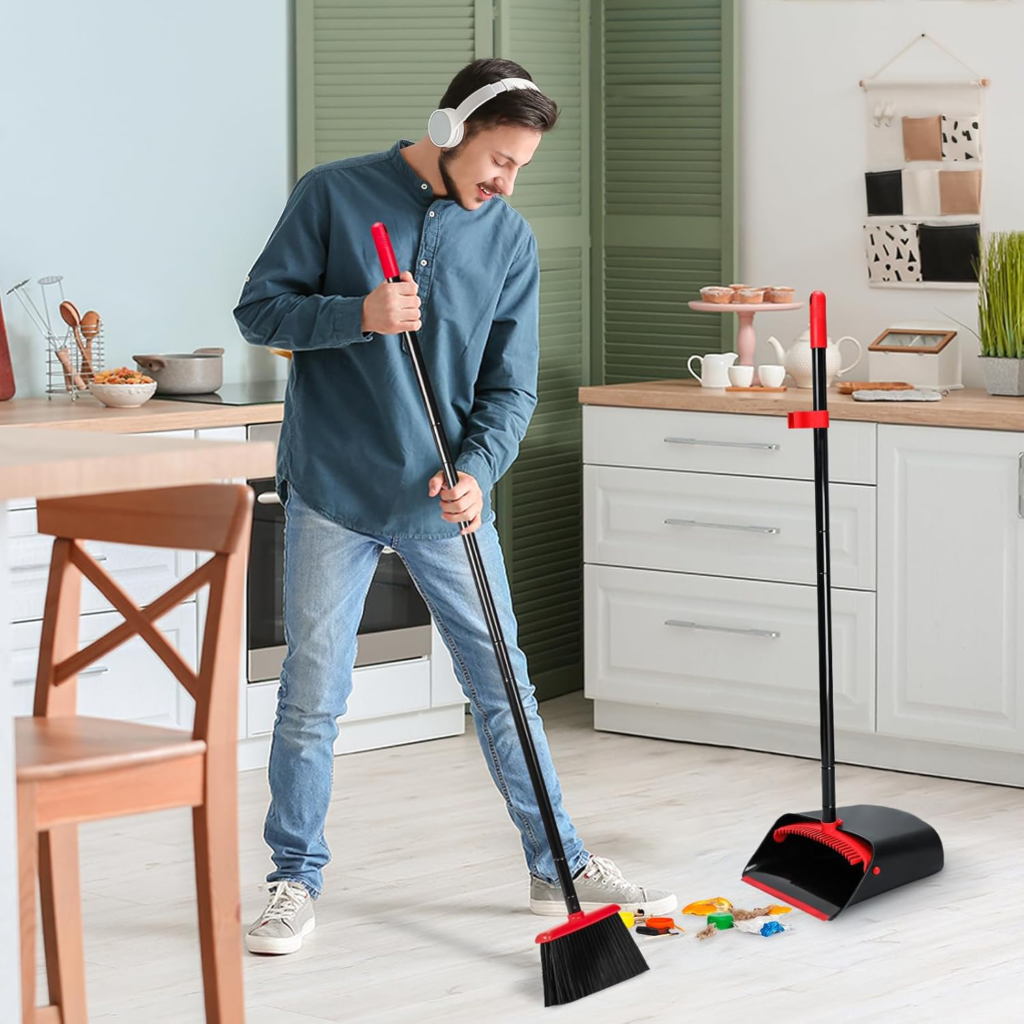 Long handle allows you to stand up straight