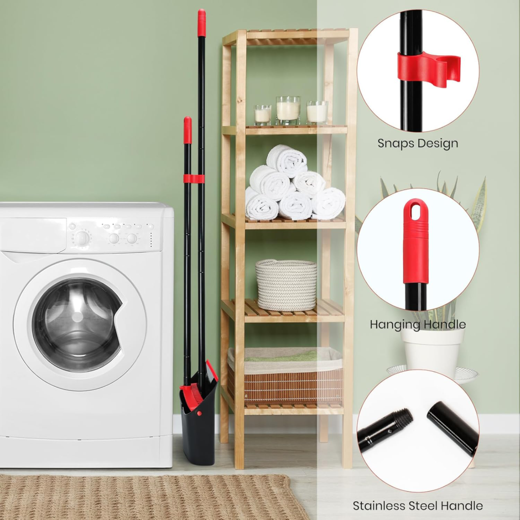 upright feature makes storage easy