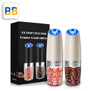 Electric Pepper and Salt Grinder Set