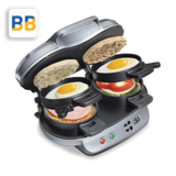 Breakfast Sandwich Maker Silver (25490A)