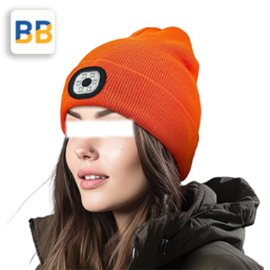 Beanie Hat with Built-in Light