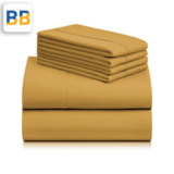 LuxClub 6 PC Queen Bed Sheet Set