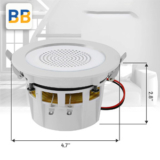 PYLE 3.5” CEILING WALL MOUNT SPEAKERS